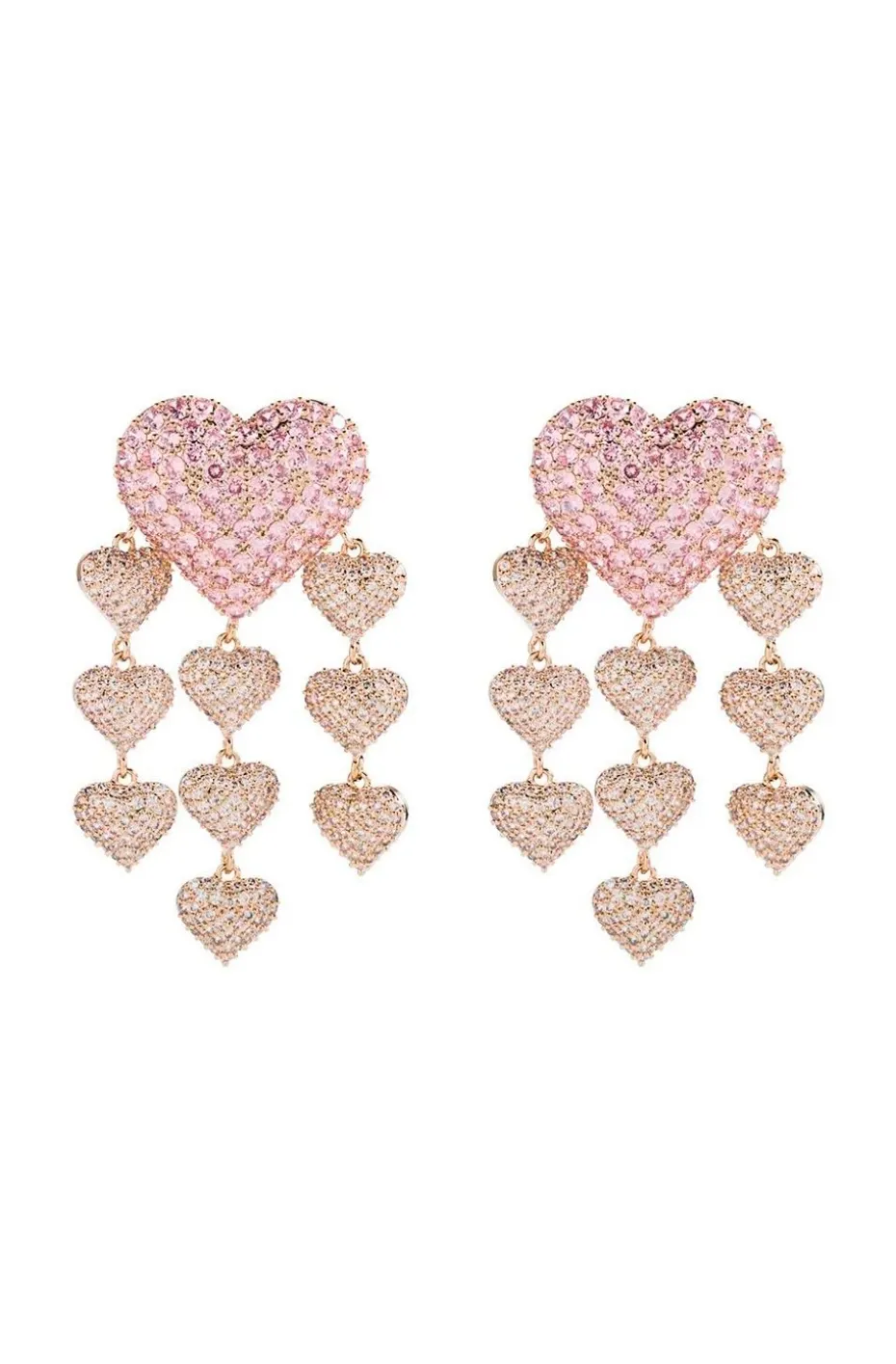 PENDIENTES JOYERIA CORAZONES ROSA