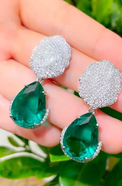 PENDIENTES AGUA VERDE