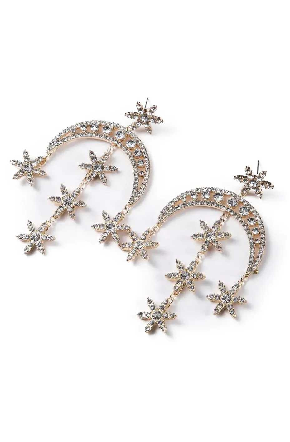 PENDIENTES AREZZO MOON & STARS