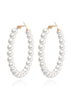 PENDIENTES ARO PERLAS