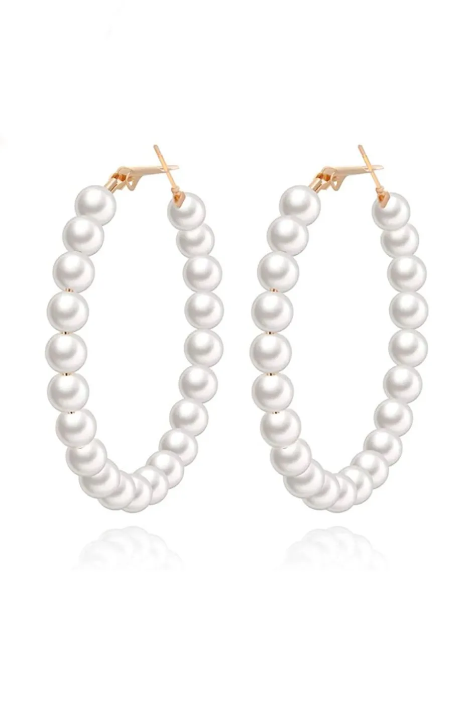 PENDIENTES ARO PERLAS