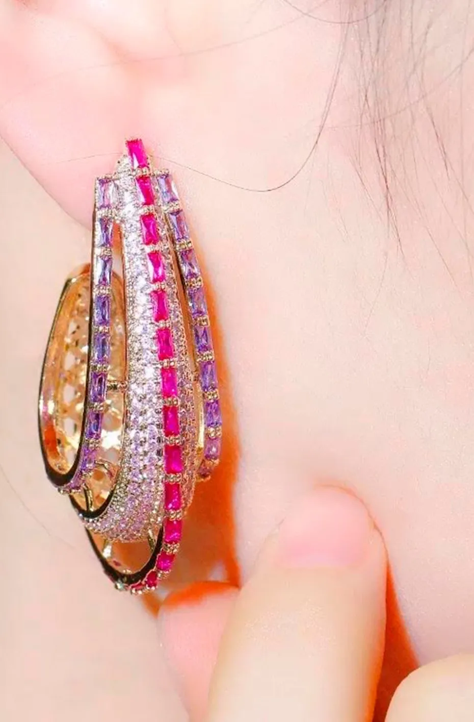 PENDIENTES ARO VARIAS FILAS
