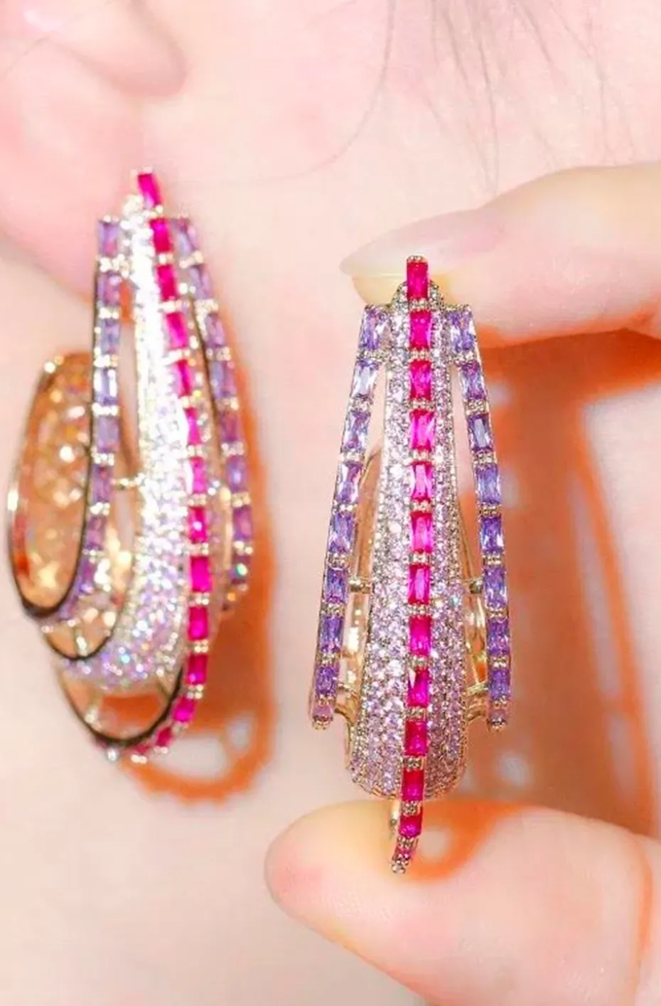PENDIENTES ARO VARIAS FILAS