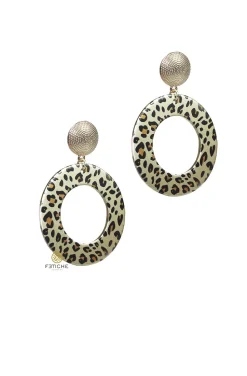 PENDIENTES AROPRINT LEOPARDO