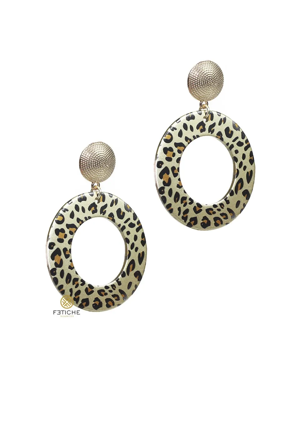 PENDIENTES AROPRINT LEOPARDO