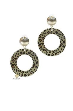 PENDIENTES AROPRINT LEOPARDO