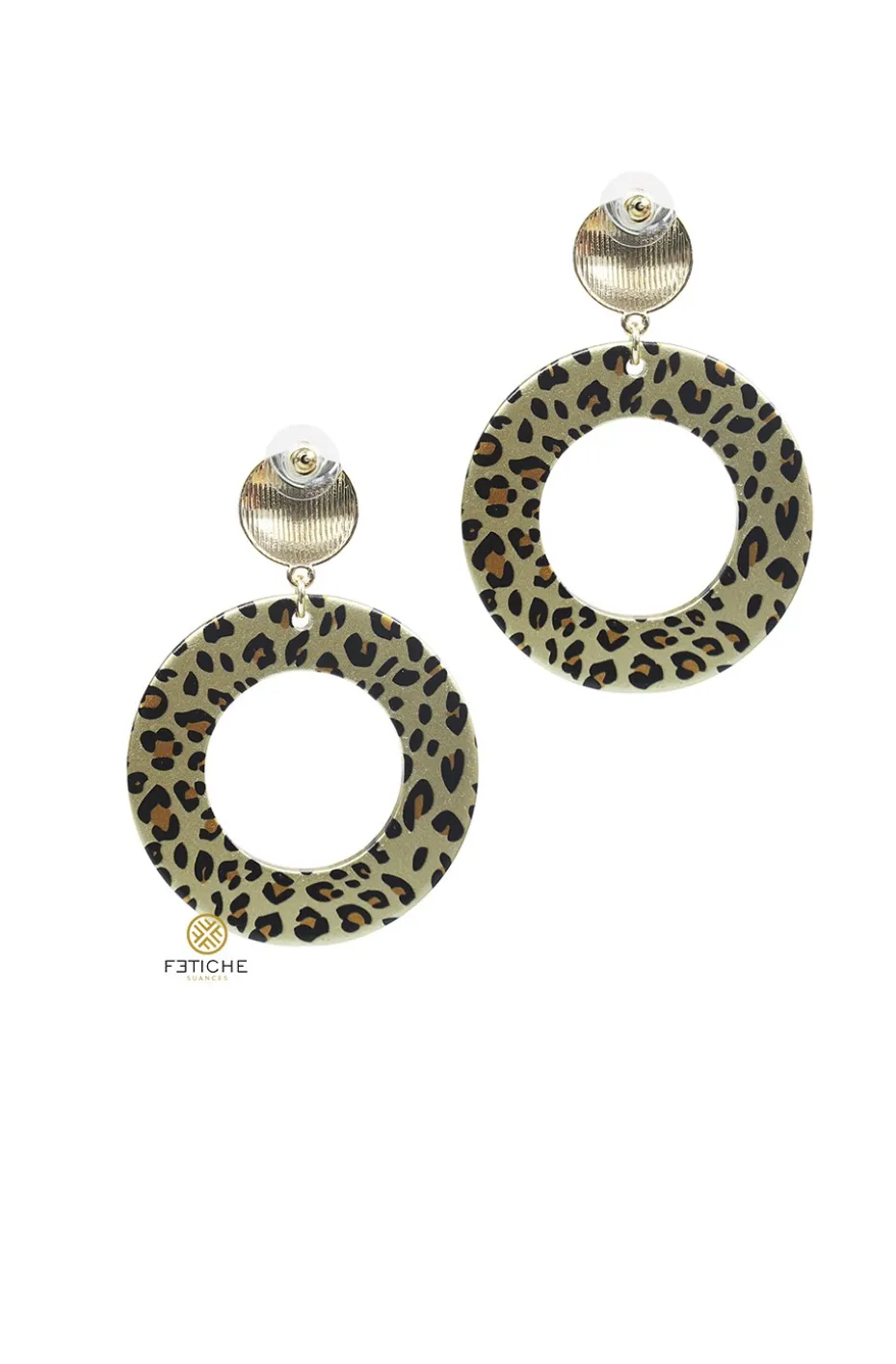 PENDIENTES AROPRINT LEOPARDO