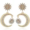 PENDIENTES BOHEMIOS DOS LUNAS DOS ESTRELLAS