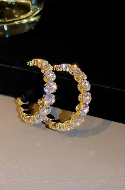 PENDIENTES BRILLANTES REDONDOS