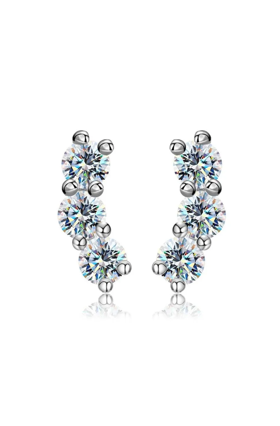 PENDIENTES CIRCONITAS PLATA