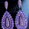 PENDIENTES CIRCONITAS VIOLA