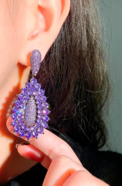 PENDIENTES CIRCONITAS VIOLA