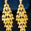 PENDIENTES CITRINOS