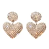 PENDIENTES CORAZON DORADO