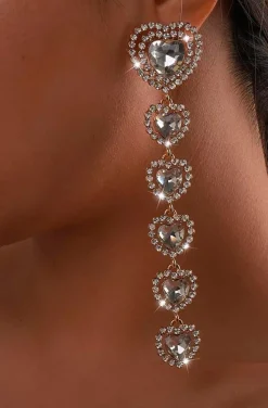 PENDIENTES CORAZONES MULTI SILVER