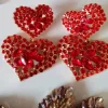 PENDIENTES CORAZONES ROUGE