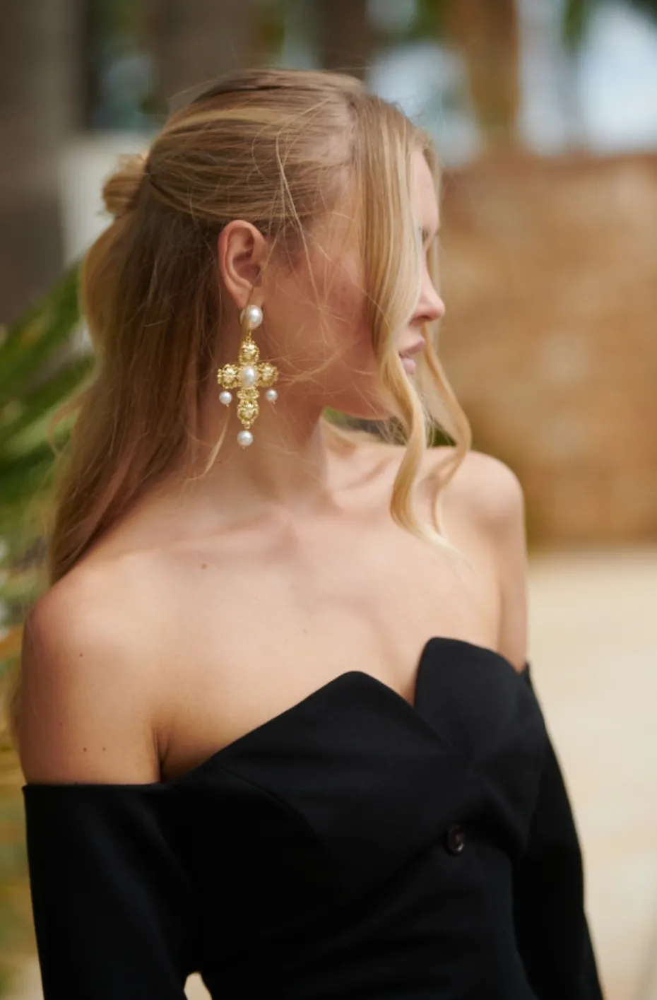 PENDIENTES CRUZ CAPRI