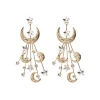 PENDIENTES DANCING MOON & STARS