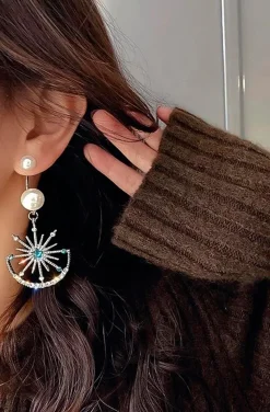 PENDIENTES DANCING MOON & STAR