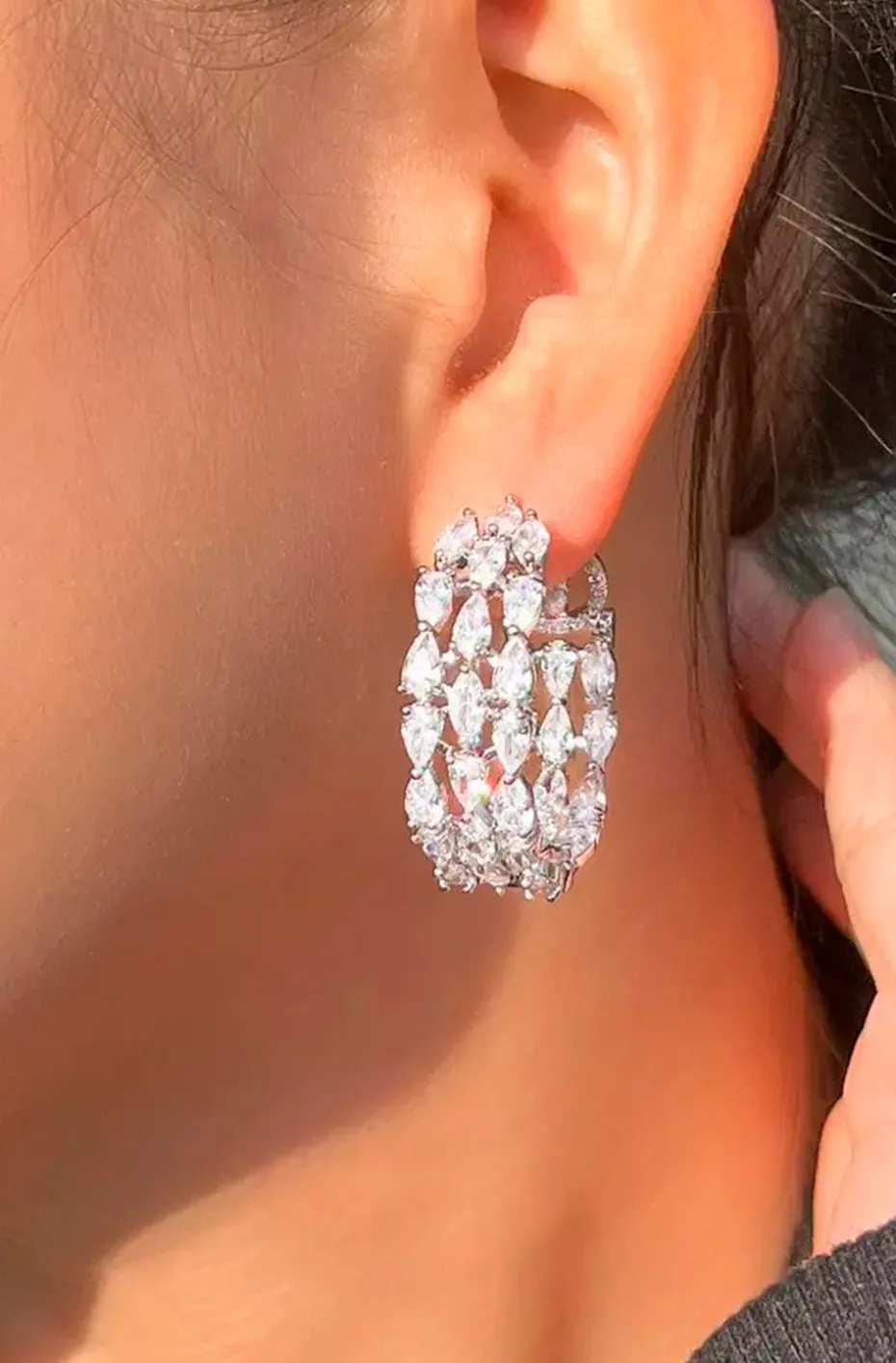 PENDIENTES DE ARO JOYA LAGRIMAS