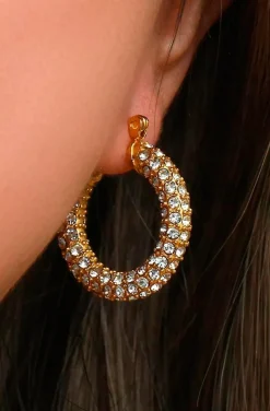 PENDIENTES DE ARO PEQUES CRISTALES