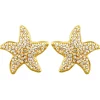 PENDIENTES DE PINZA ESTRELLAS DE MAR SWAROVSKI CLEAR