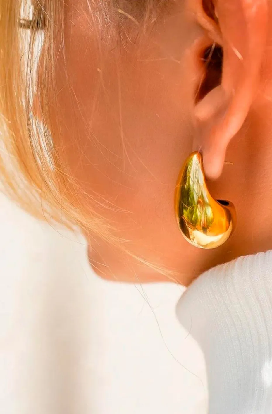PENDIENTES DROP ORO