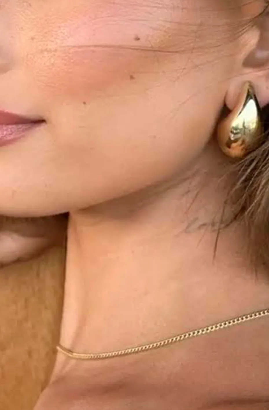 PENDIENTES DROP ORO