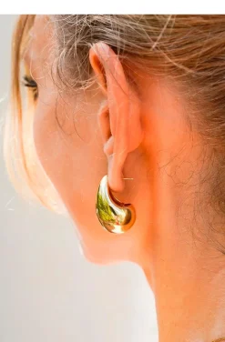 PENDIENTES DROP ORO