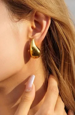 PENDIENTES DROP ORO