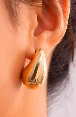 PENDIENTES DROP ORO