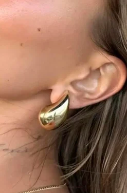 PENDIENTES DROP ORO