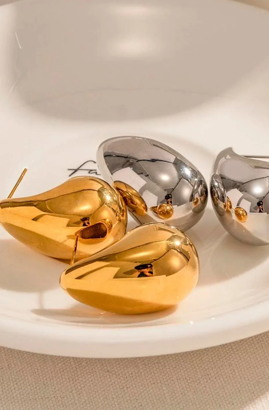 PENDIENTES DROP PLATA