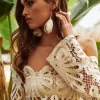 PENDIENTES FLEUR MARFIL