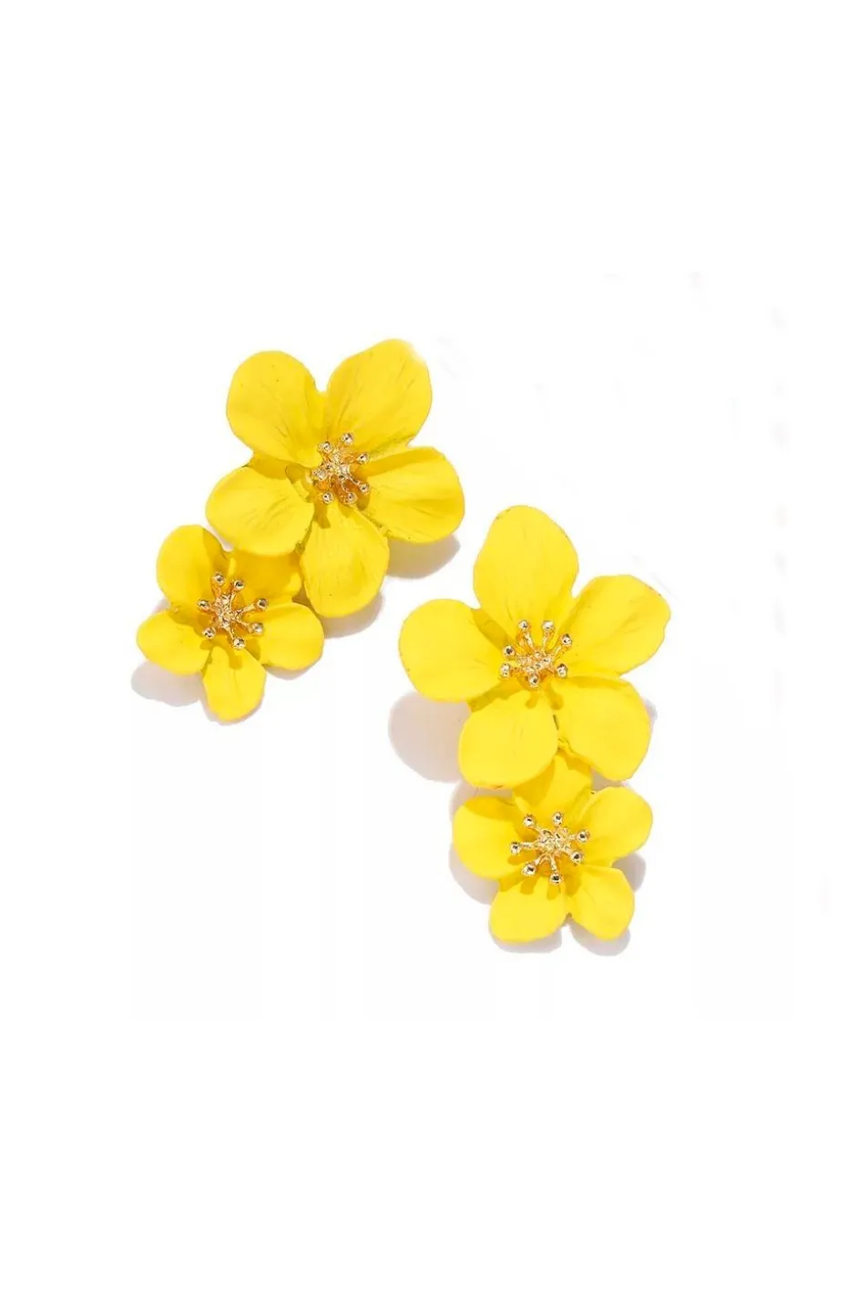 PENDIENTES FLORES AMARILLAS