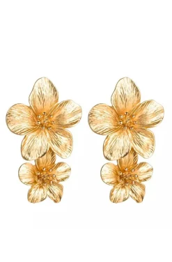 PENDIENTES FLORES GOLD