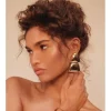 PENDIENTES GEO LUXE DORADO