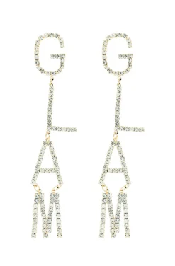 PENDIENTES GLAM DORADO