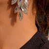 PENDIENTES HOJAS DE CRISTALES
