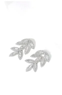 PENDIENTES HOJAS DE CRISTALES