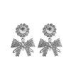PENDIENTES LAZOS PLATA