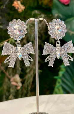 PENDIENTES LAZOS PLATA
