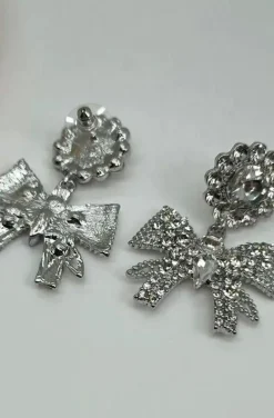 PENDIENTES LAZOS PLATA