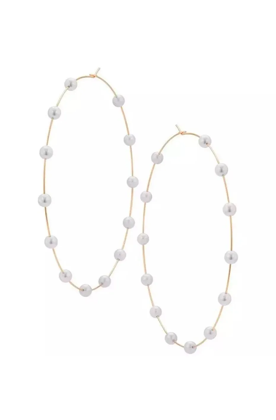 PENDIENTES MAXI AROS PEARLS