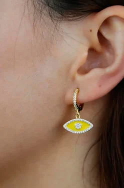 PENDIENTES OJO LIMA