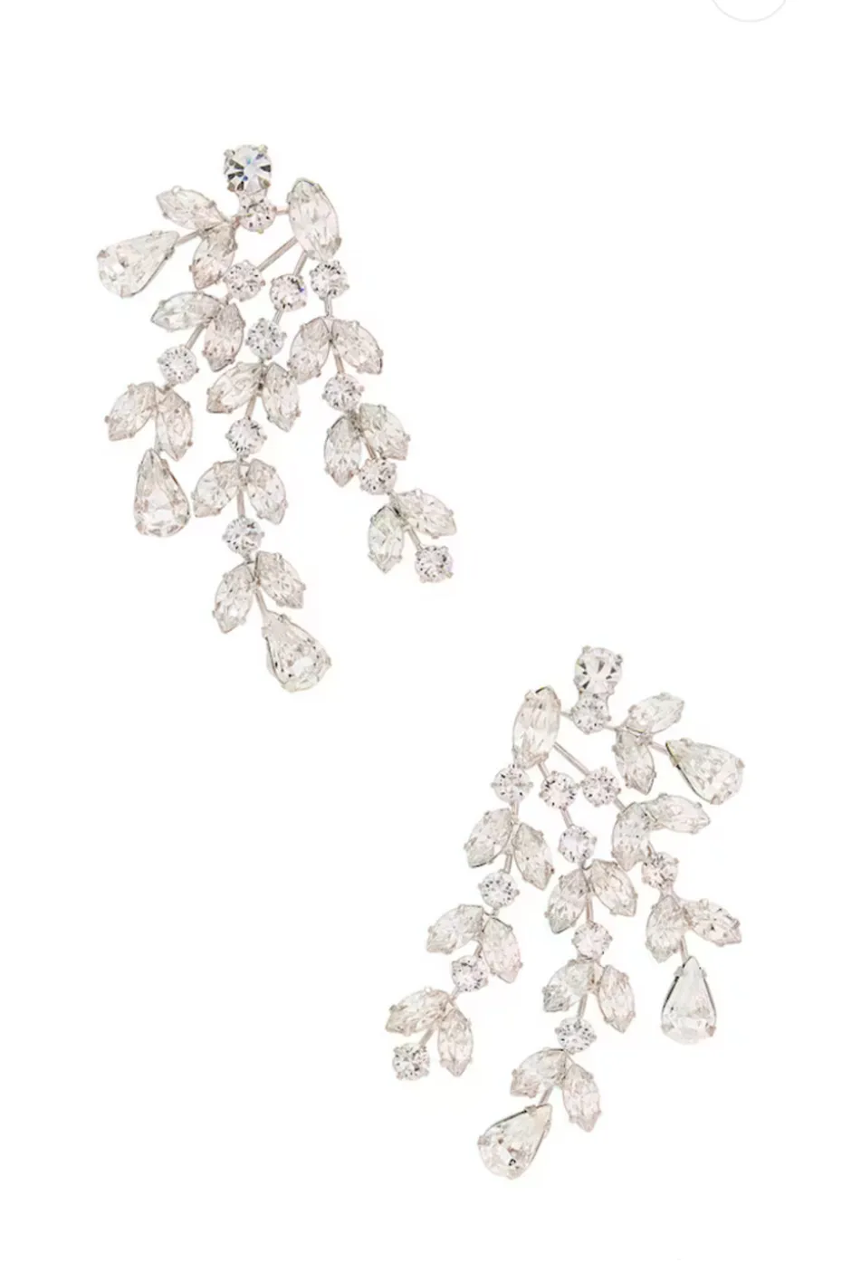 PENDIENTES RACIMO JOYA PLATA