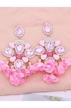 PENDIENTES SEVILLA FLORES ROSAS
