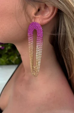 PENDIENTES SHADES OF PINK VIOLA