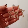 PENDIENTES STARS COLOR PLATA