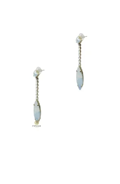 PENDIENTES TEAR BLANCO